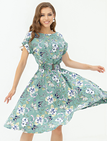 Платье lana, цвет мятно-бирюзовый