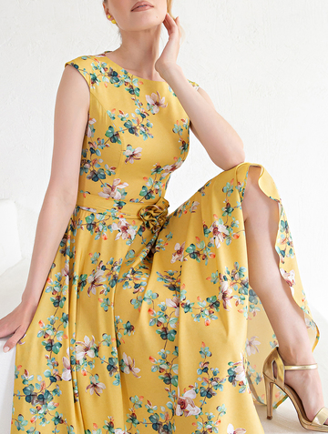 Платье midora, цвет желто-бирюзовый