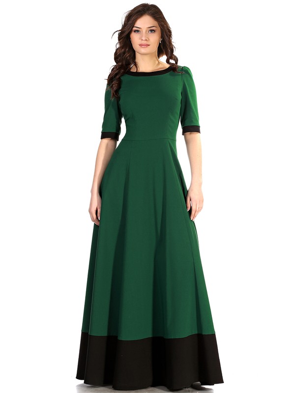 Зеленая ткань для платья